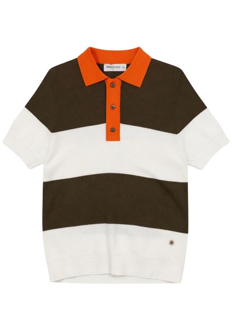 Polo con logo ricamato MANUEL RITZ | MR3352VERDE